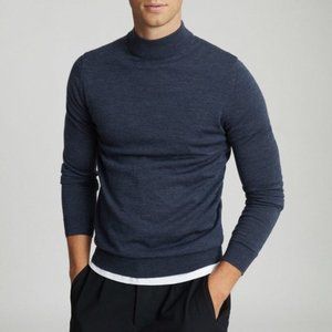 New Reiss Mens L Kelby Merino Wool 